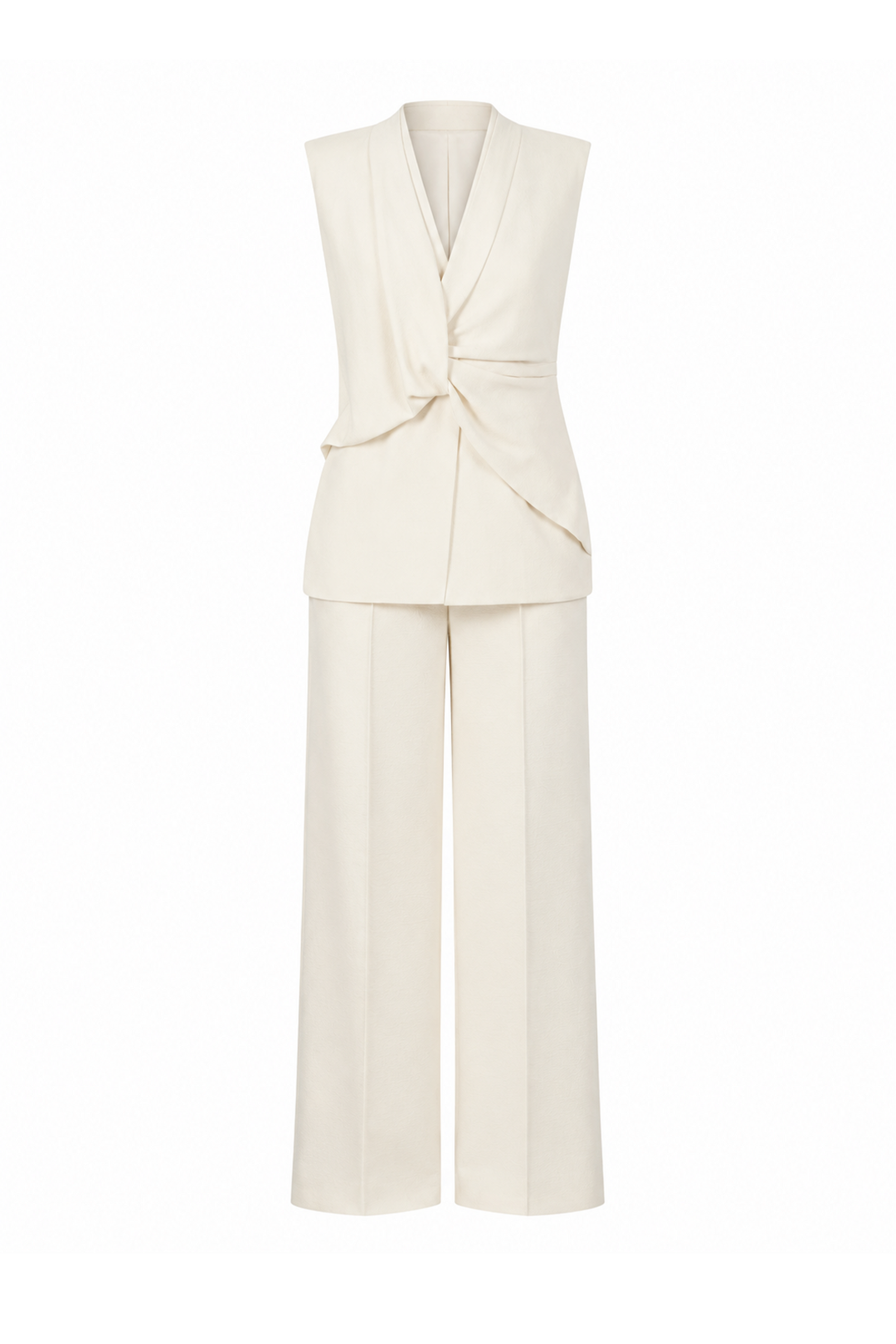Harper Sleeveless Peplum Set