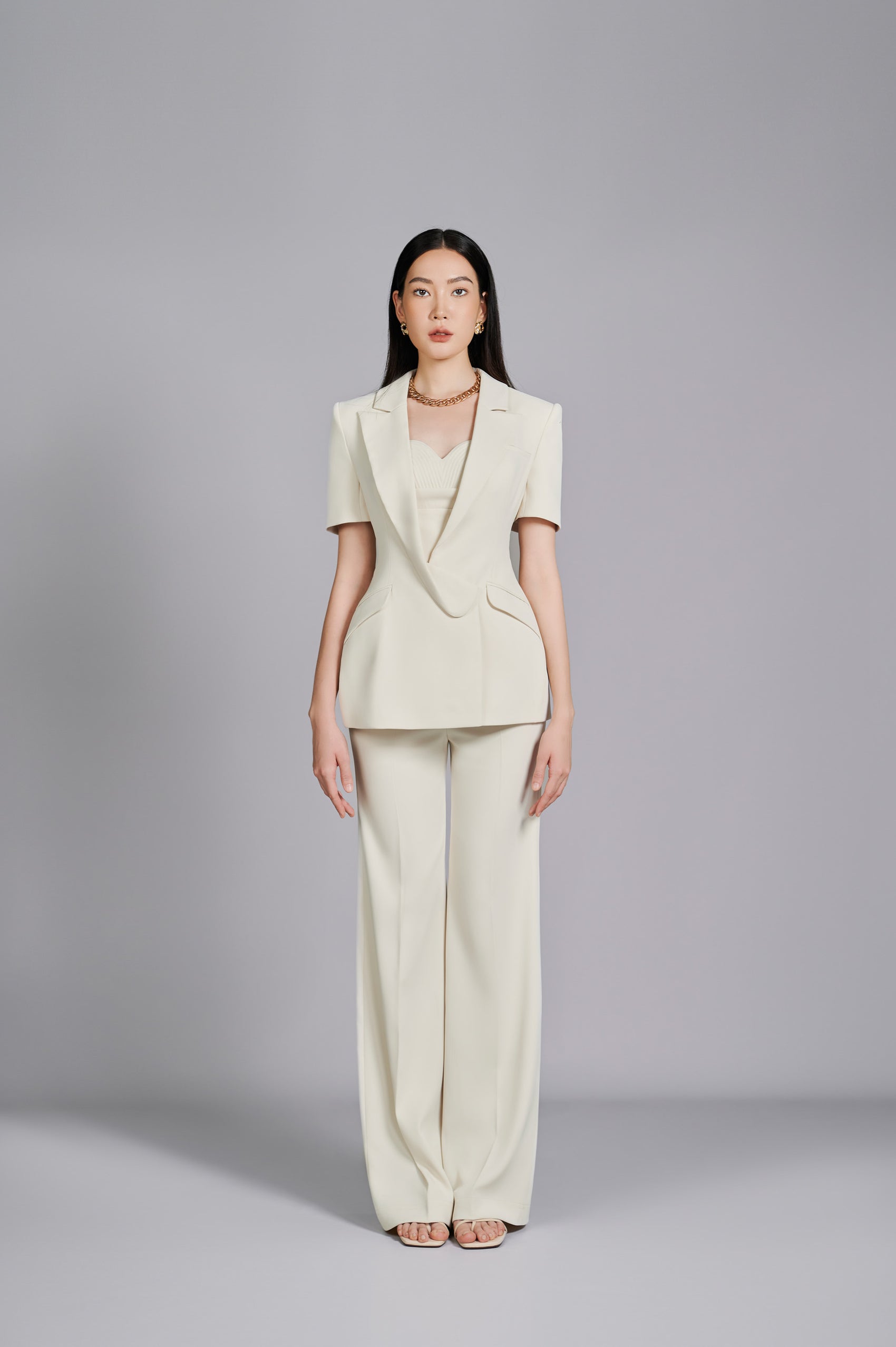 Parker Asymmetrical Lapel Set Design