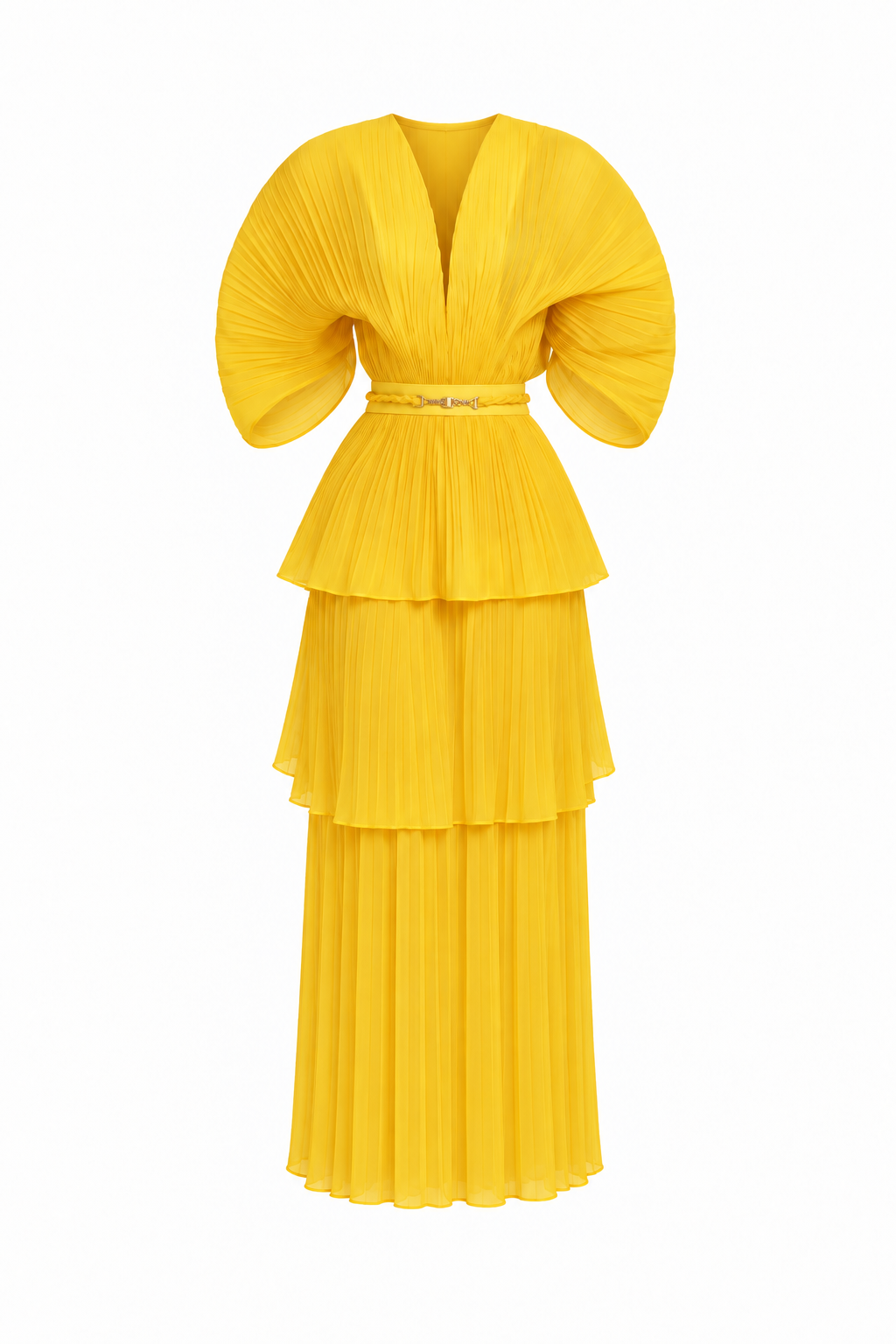 Oceana Pleated Maxi Dress