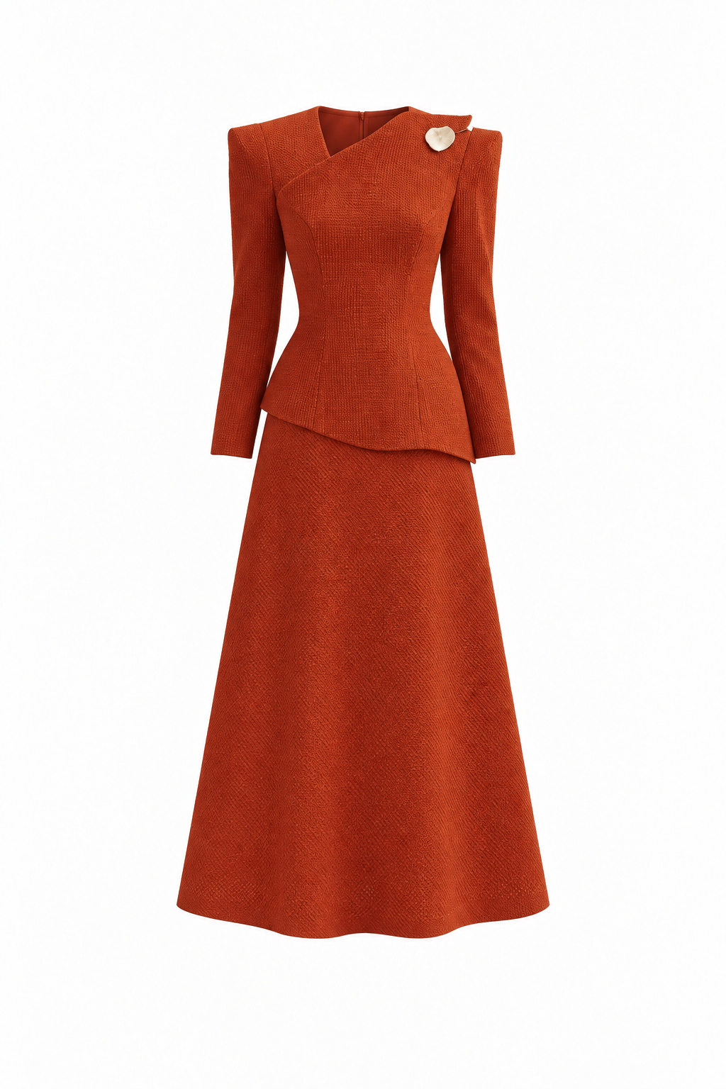 Celeste Diagonal Neck Dress