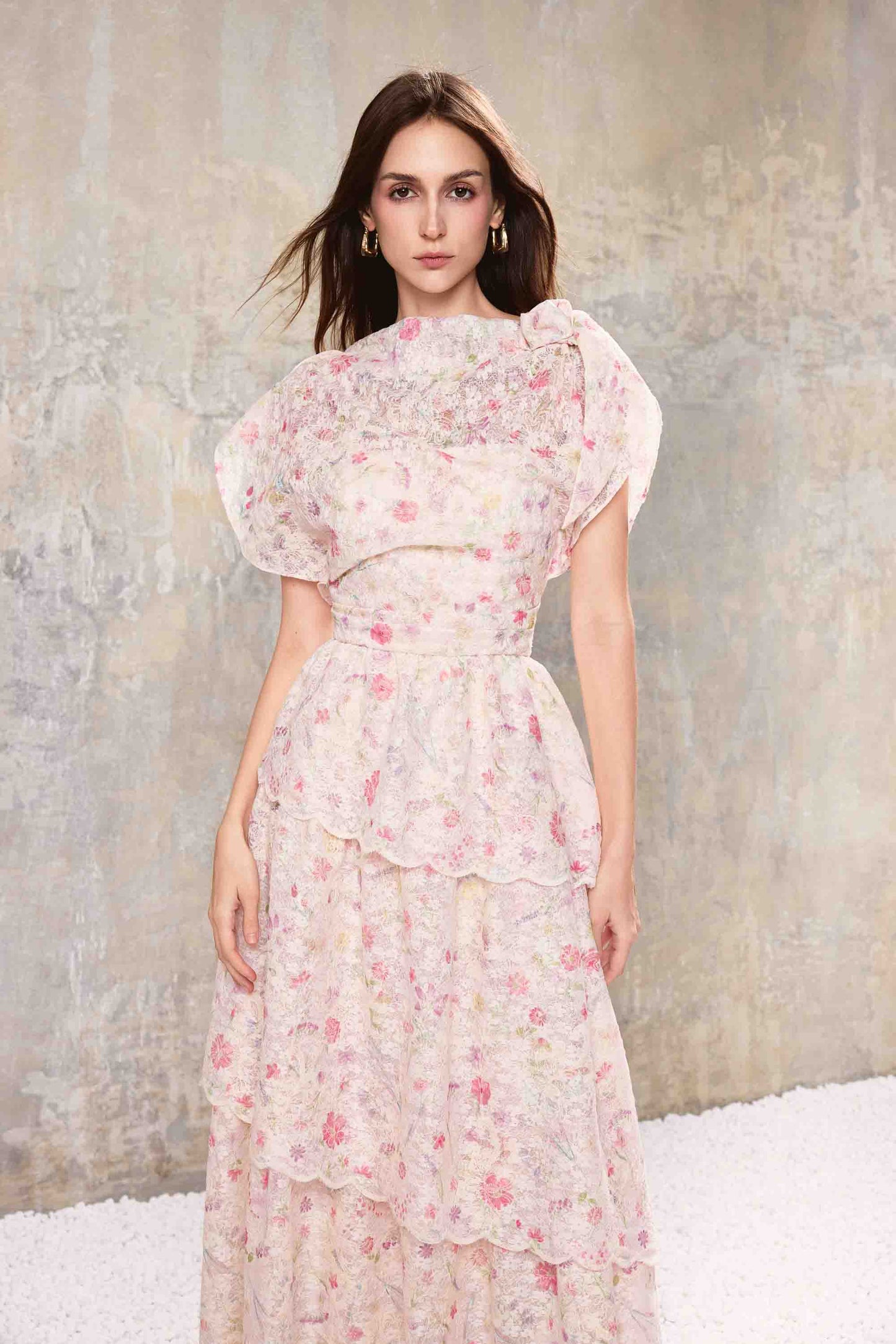 Floral Tiered Maxi Dress