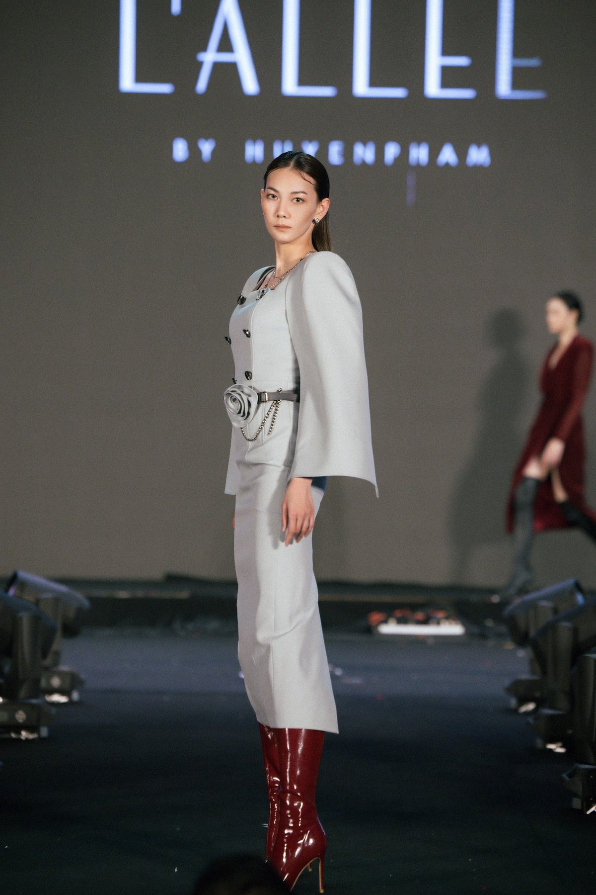 Adela Squared Shoulder Dress