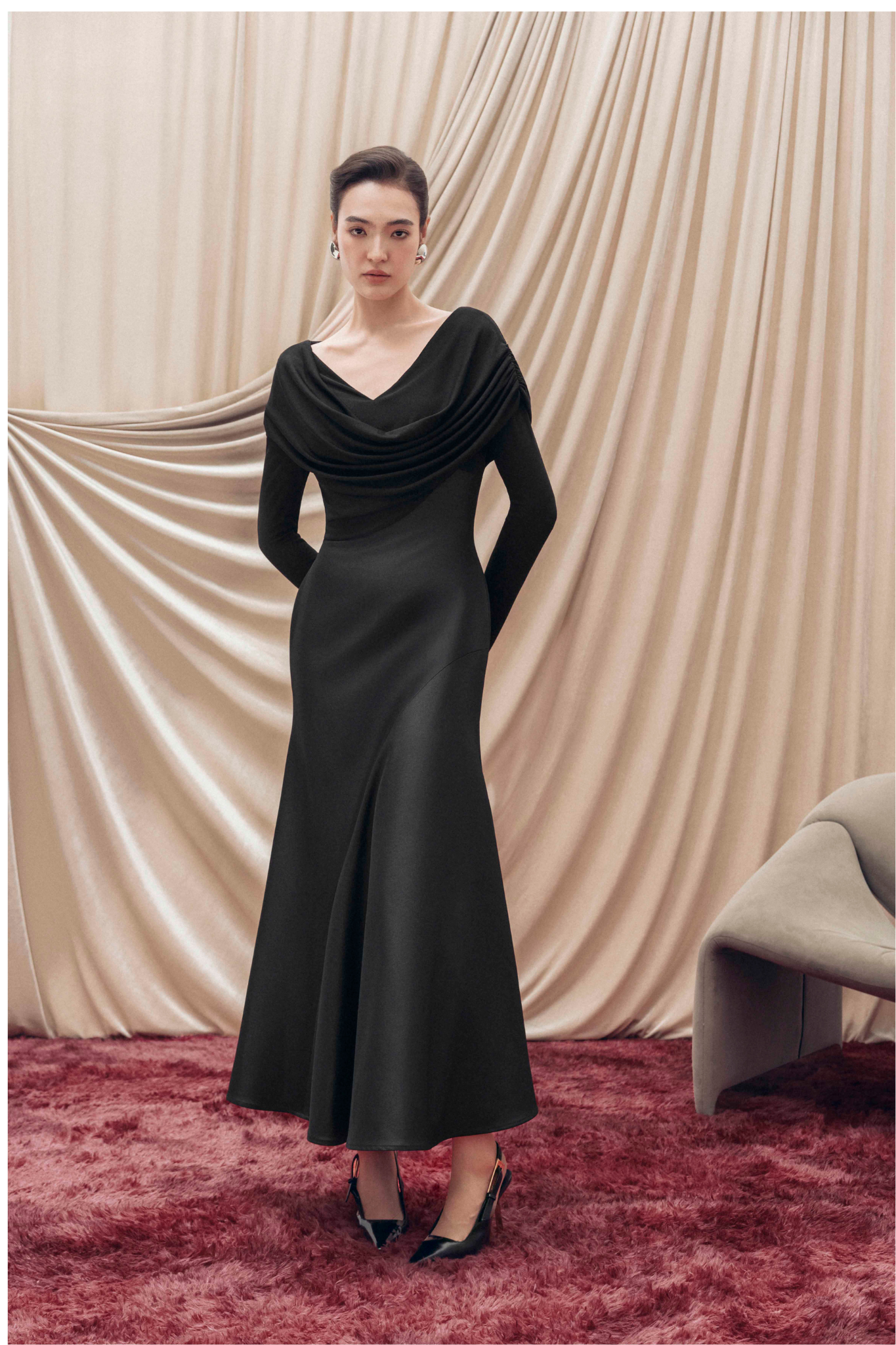 Soft-Drape Mermaid Dress