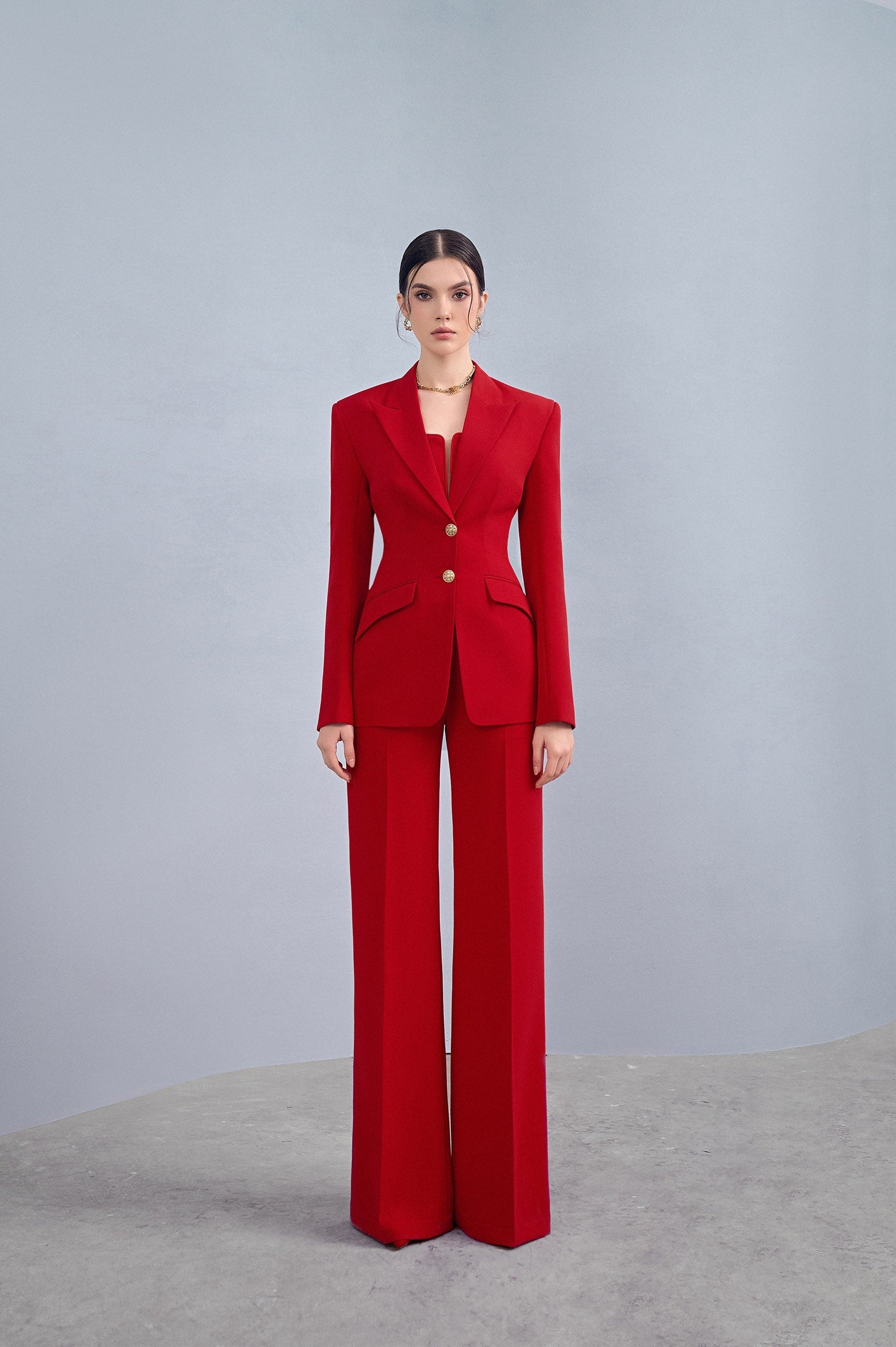 Navy Scarlet Classic Set Design