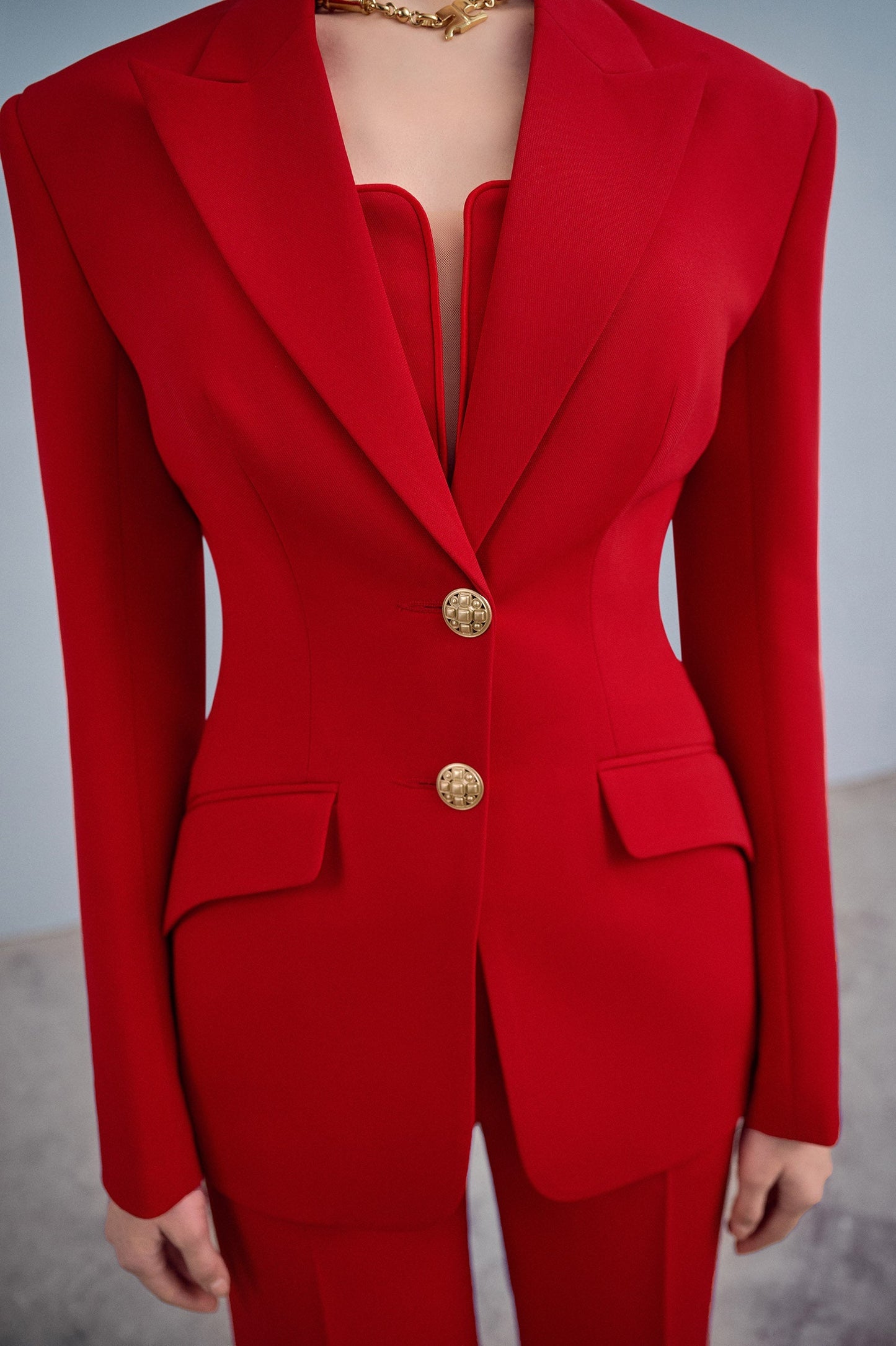 Navy Scarlet Classic Set Design