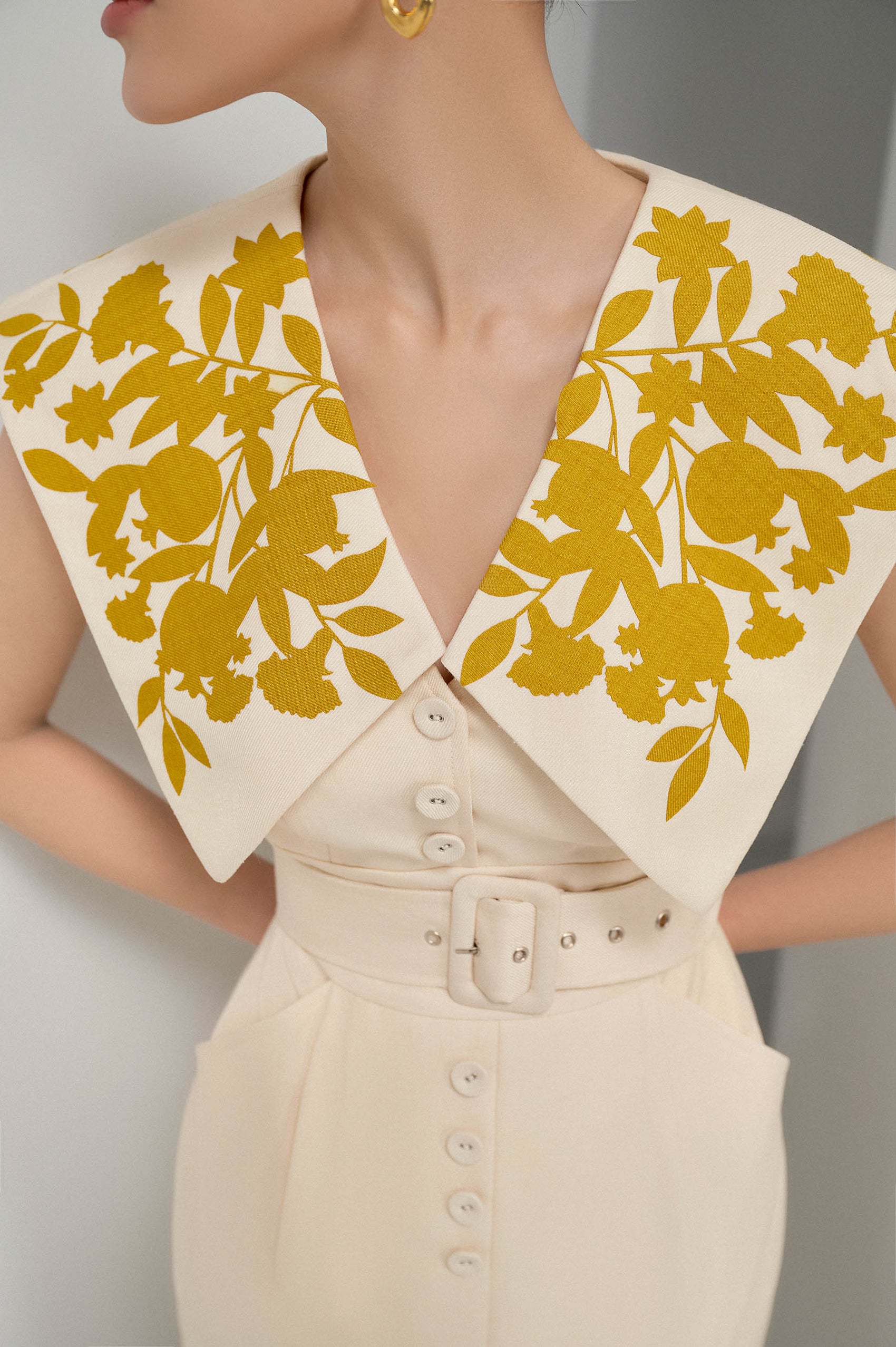 Square Collar Dress