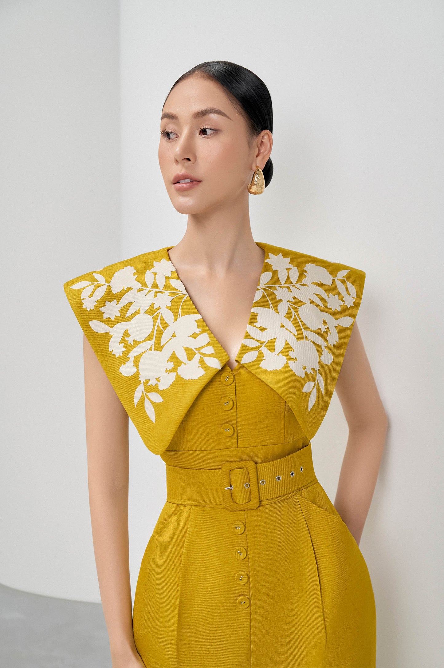 Square Collar Dress