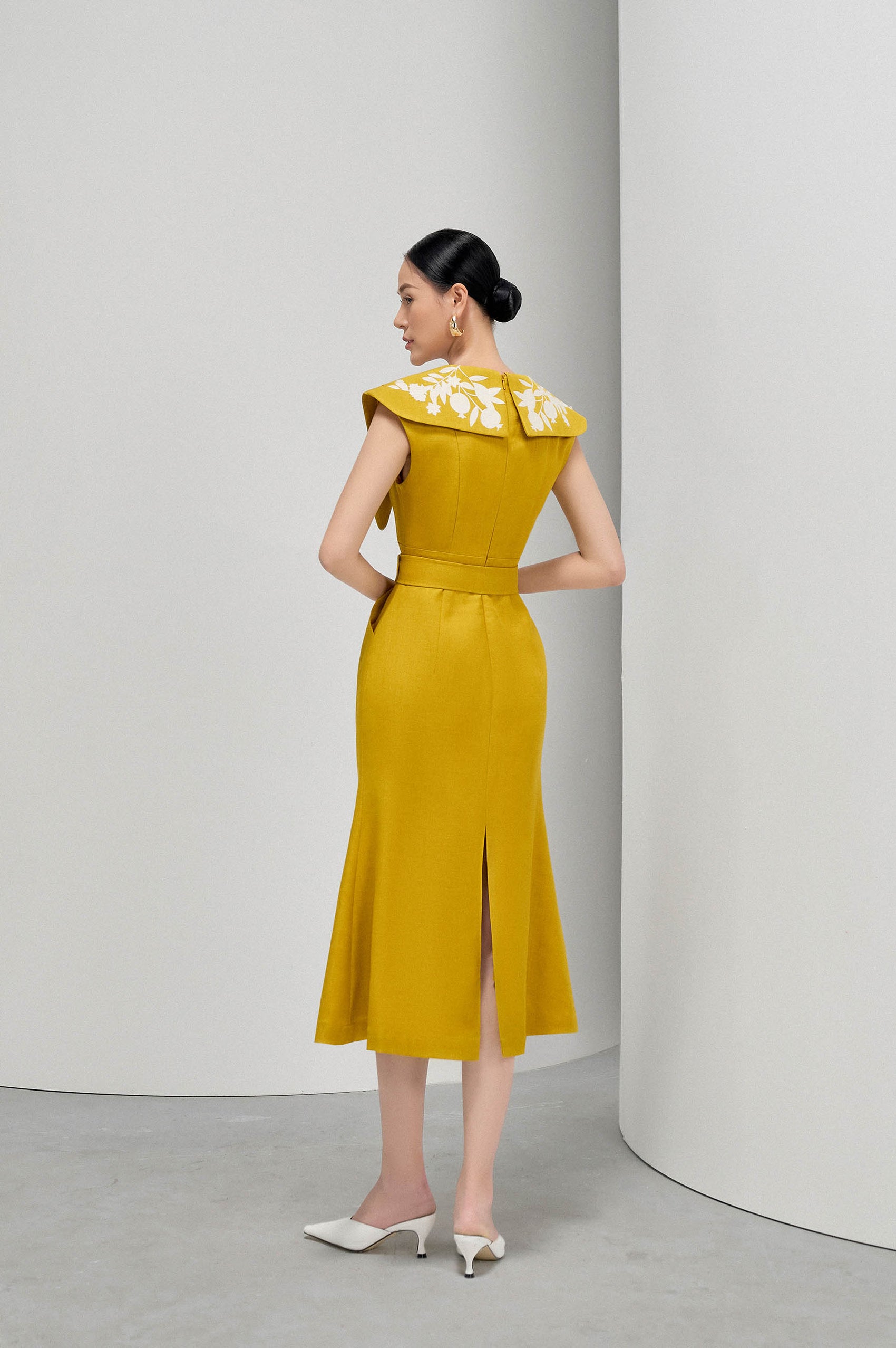Square Collar Dress