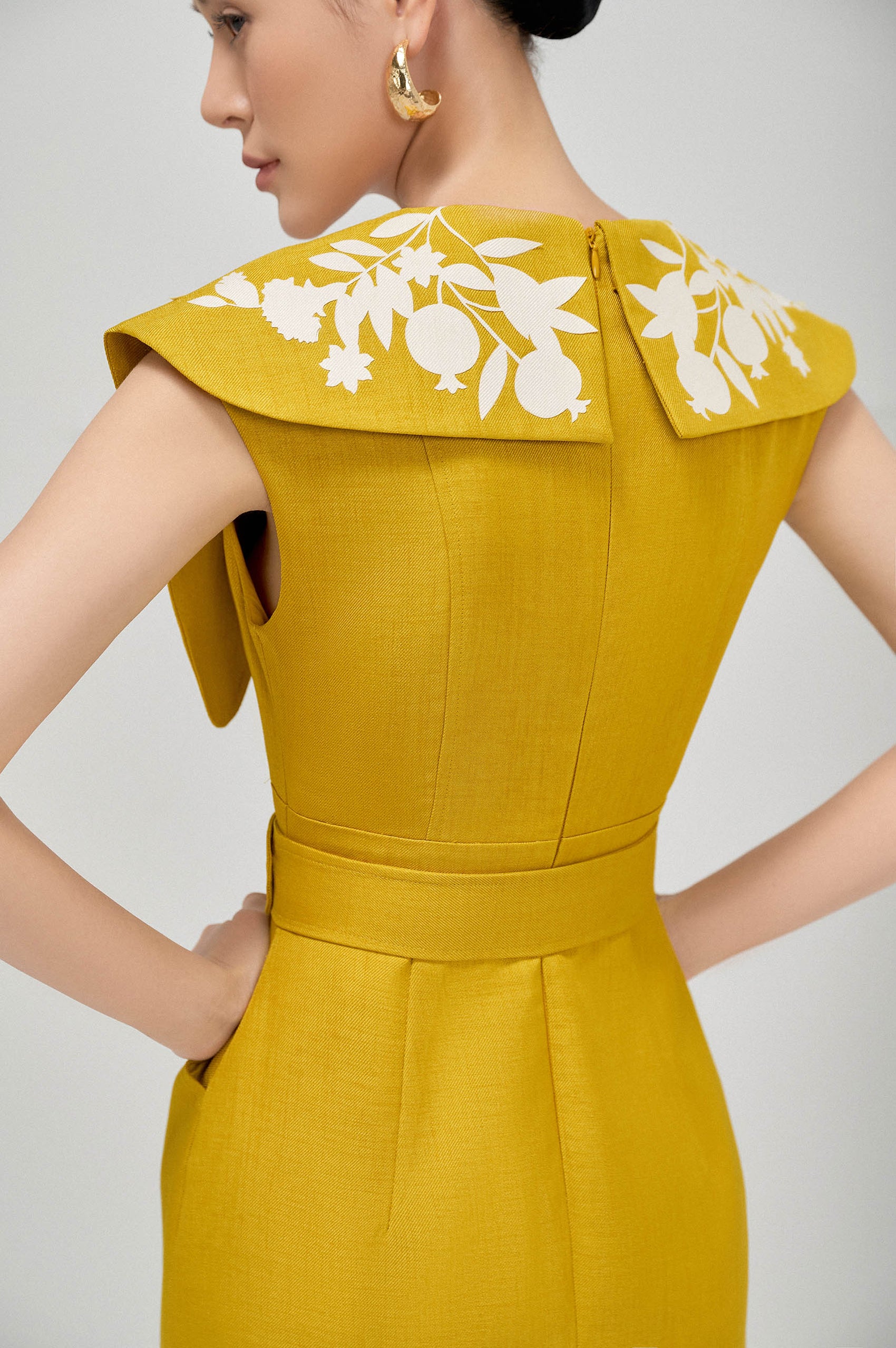 Square Collar Dress