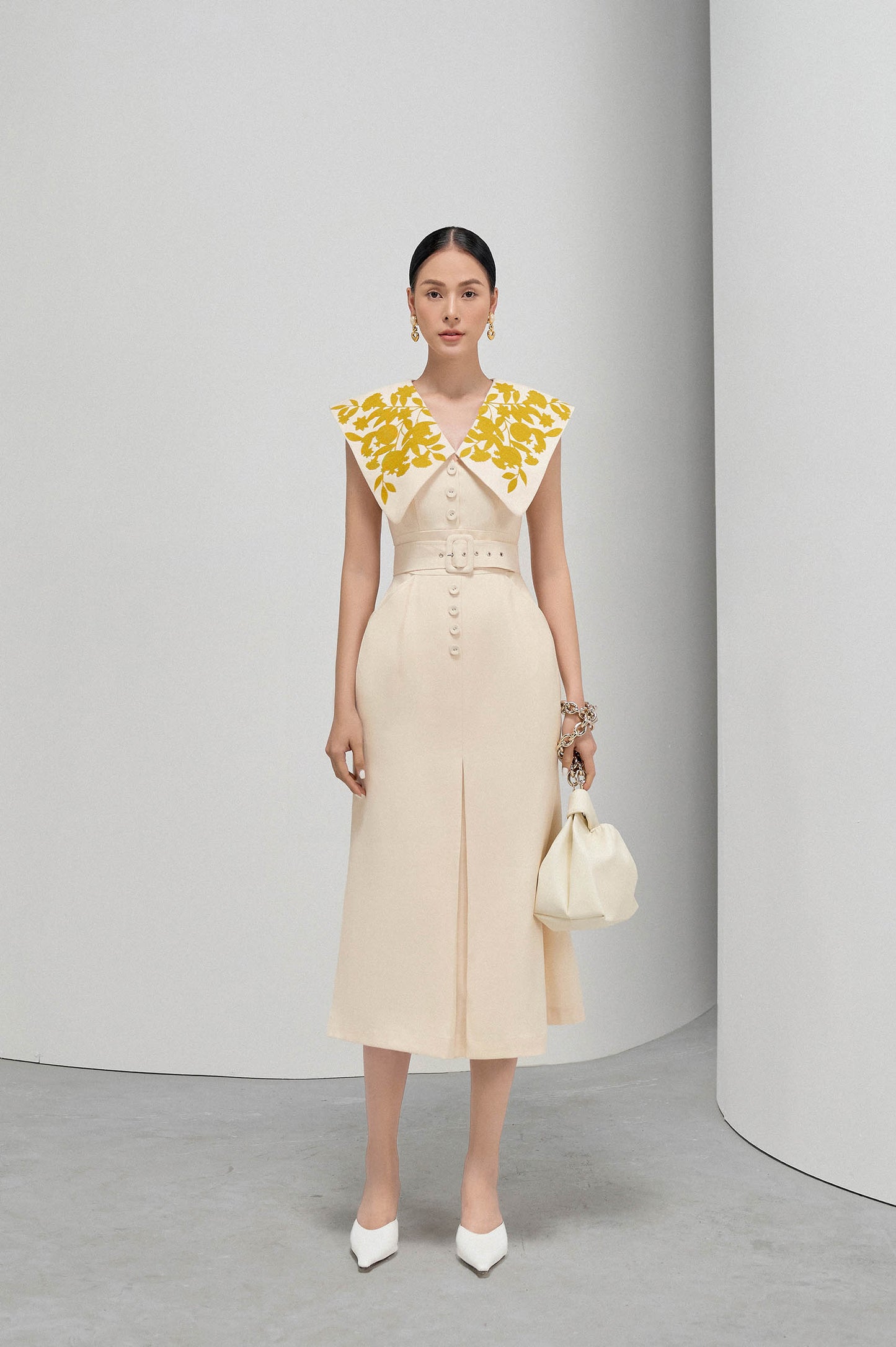 Square Collar Dress