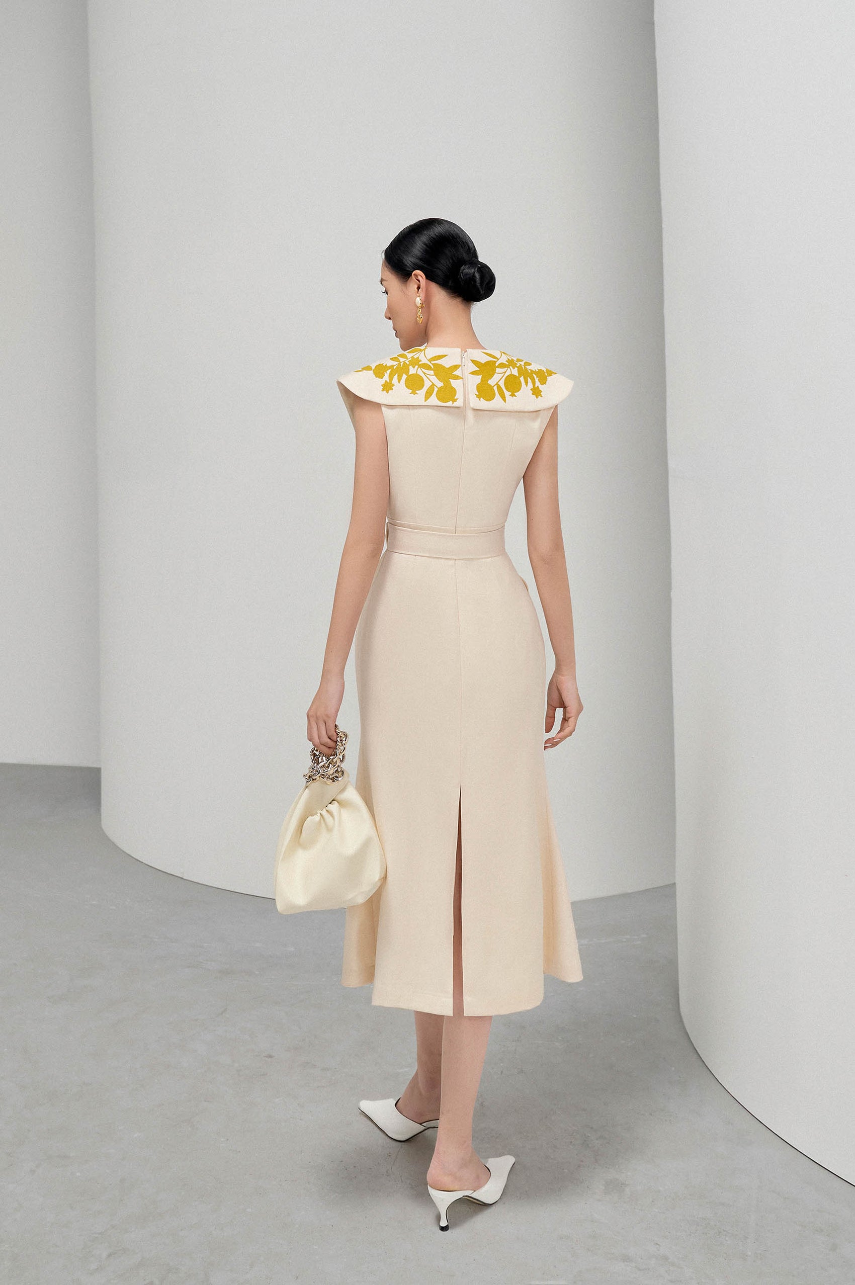 Square Collar Dress