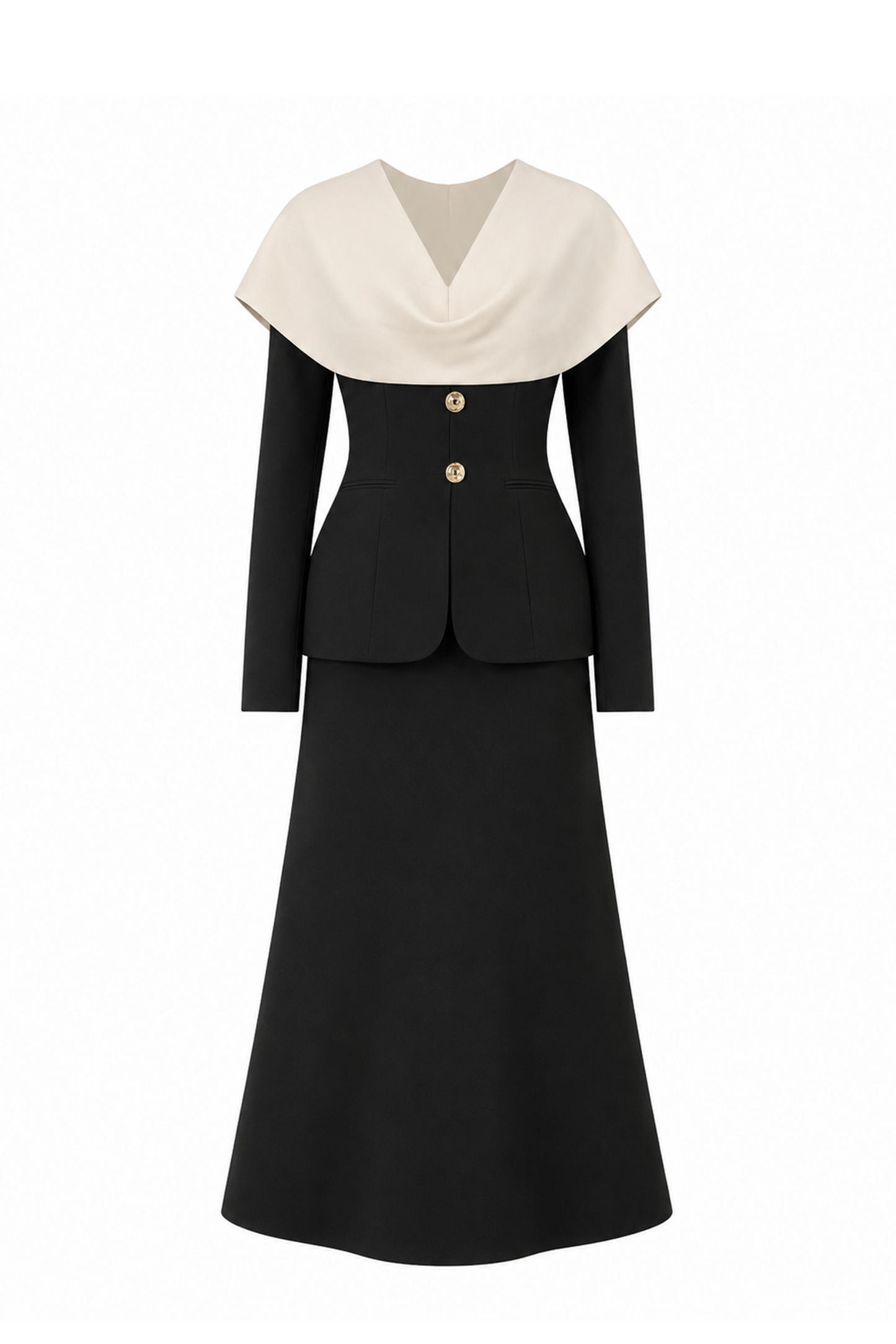 Long Sleeve Nest Peplum Set