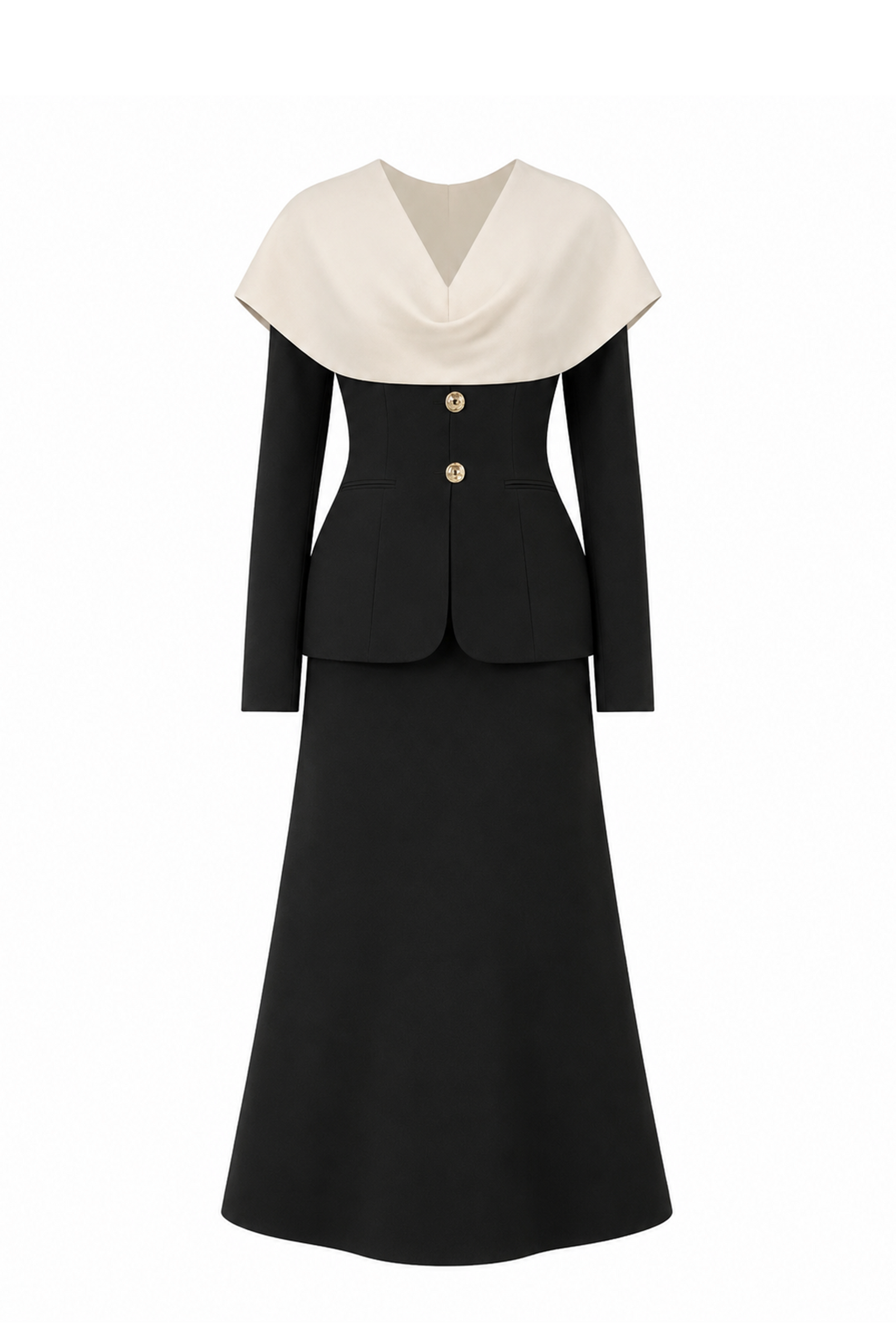 Long Sleeve Nest Peplum Set