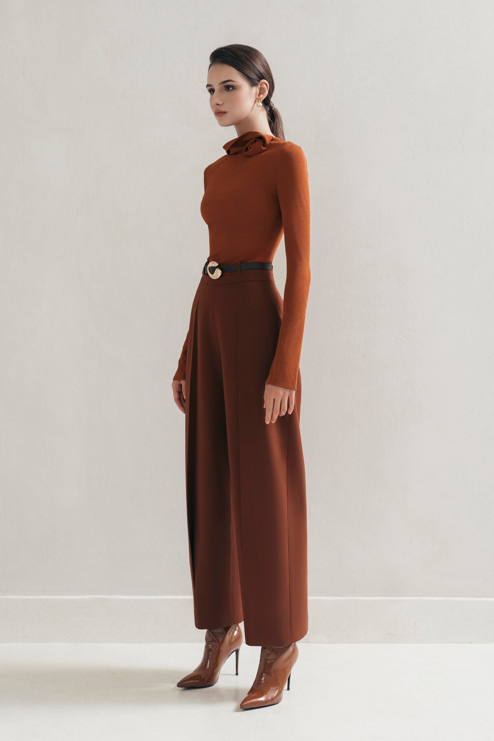 Orange Cocoon Pants image 2