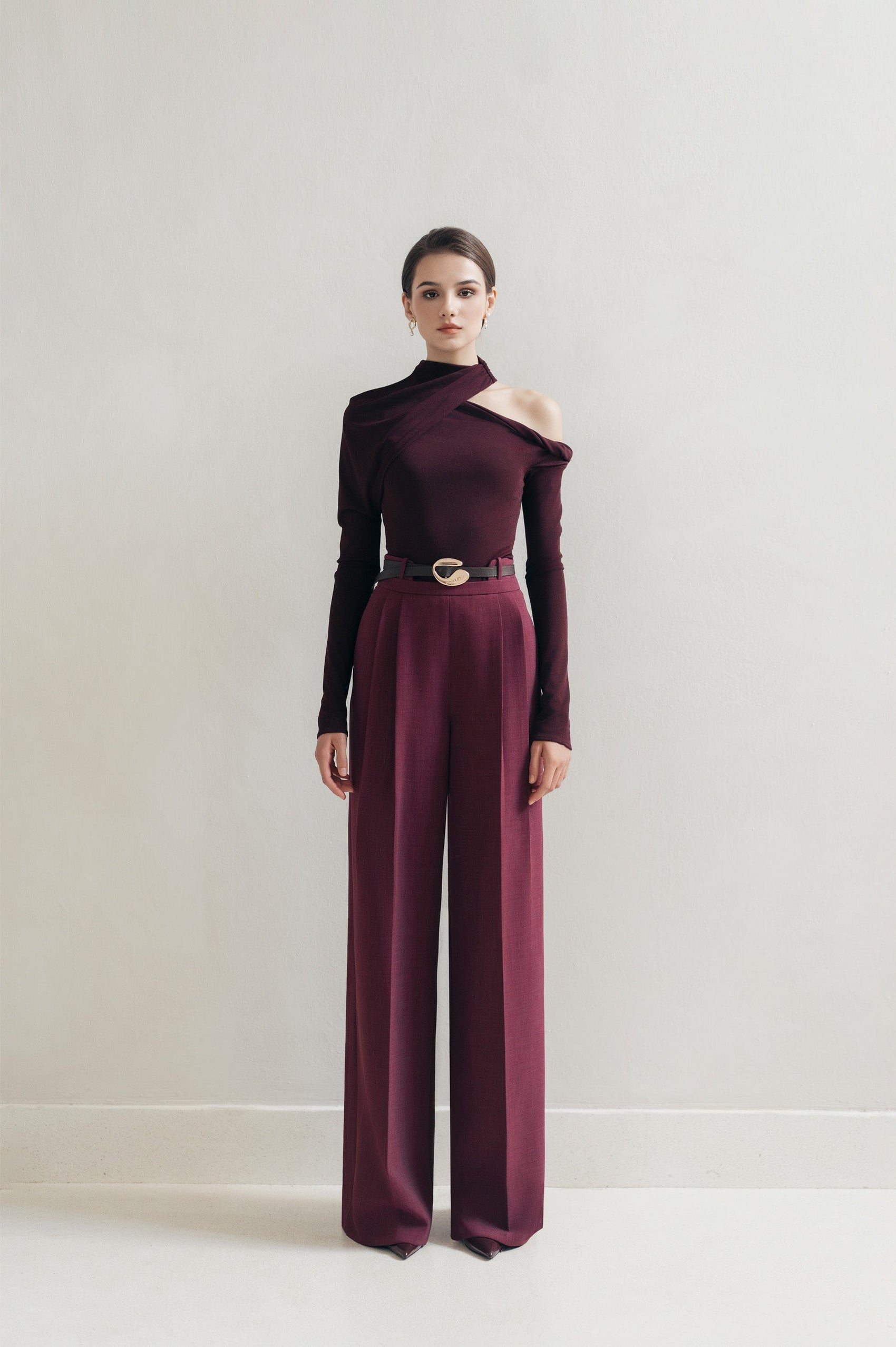 Plum Cap Trousers image 0