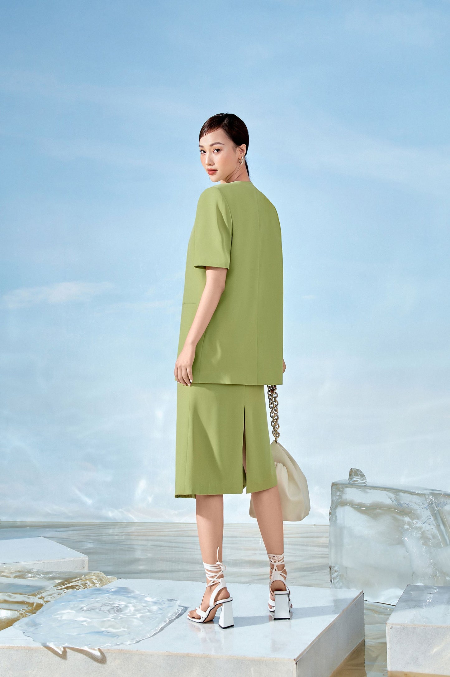 Prairie Split Collar Blazer image 3