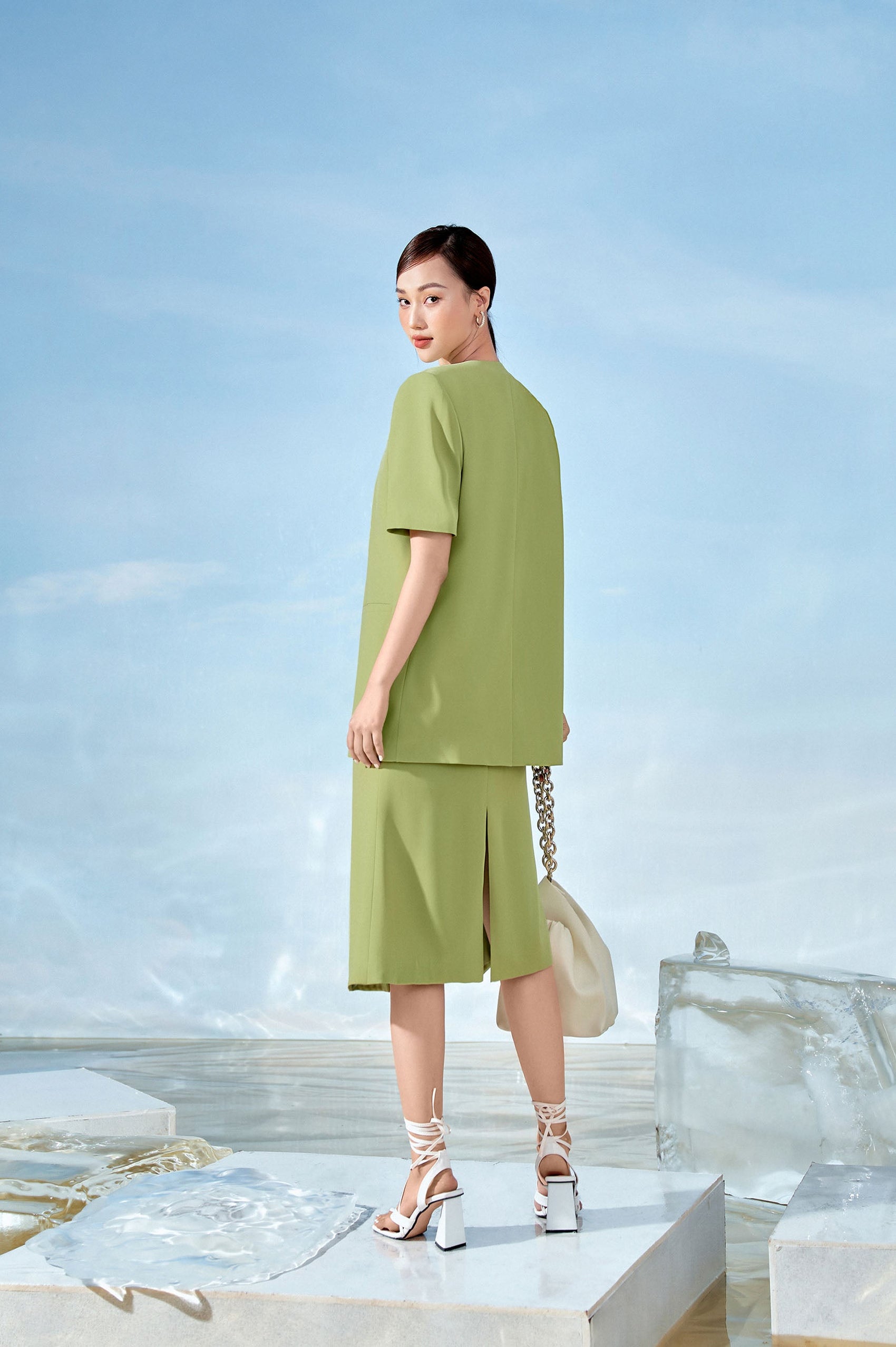 Prairie Split Collar Blazer image 3