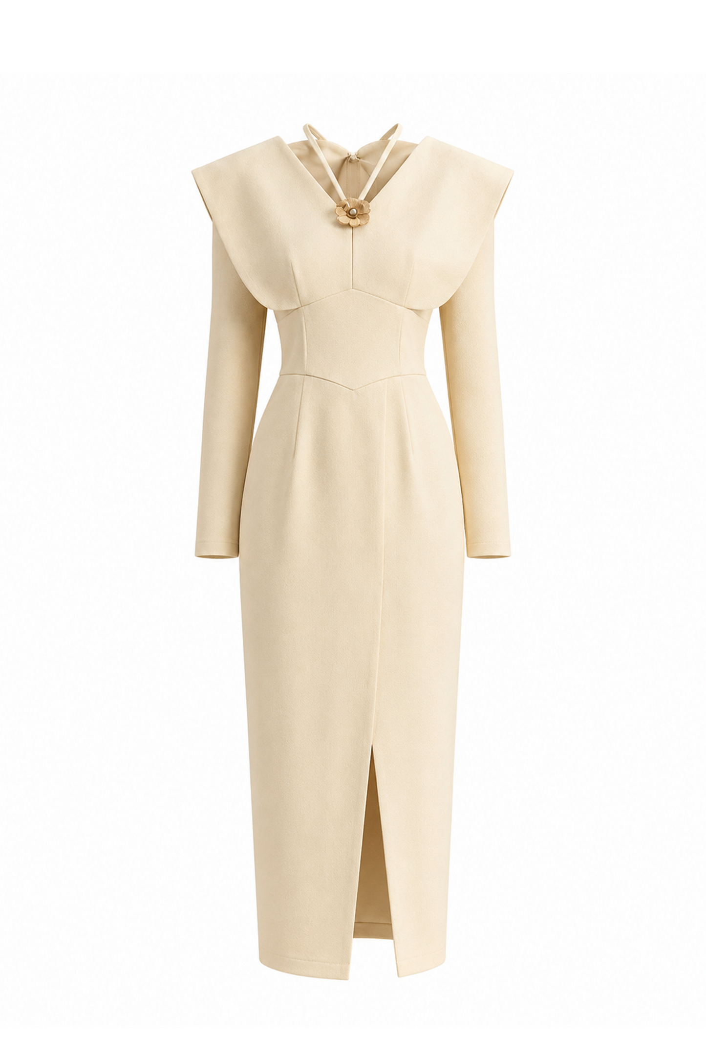 Oriel V-neck Pencil Dress