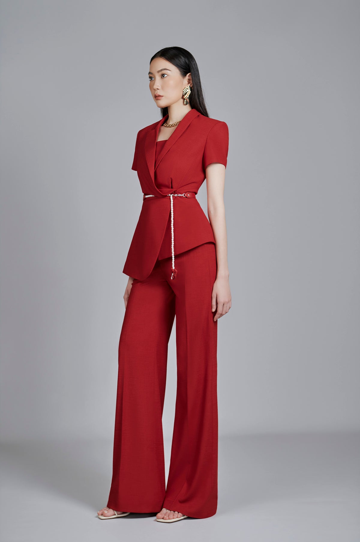 Terra Asymmetrical Lapel Set Design