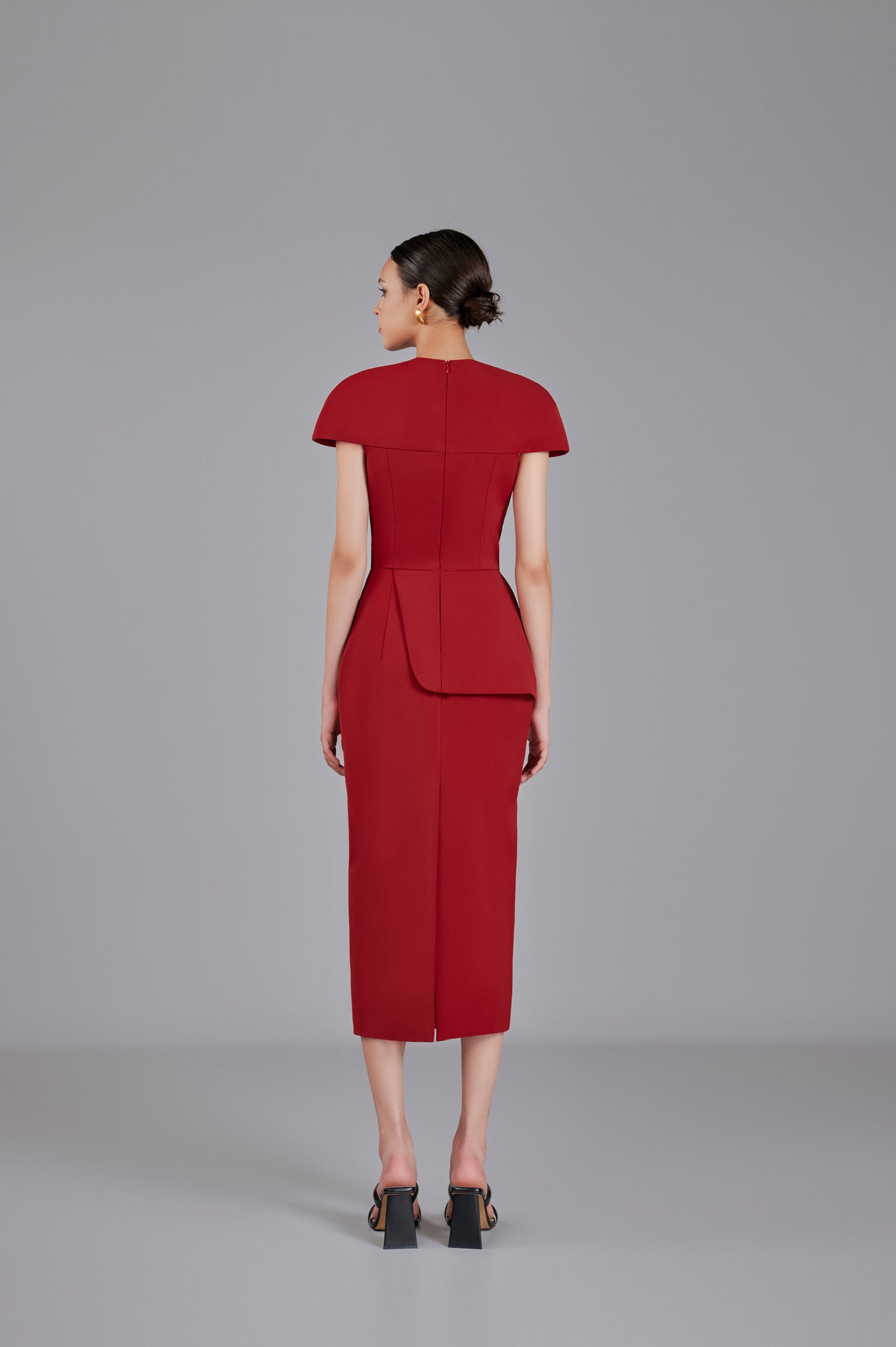 Mara Peplum Pencil Dress