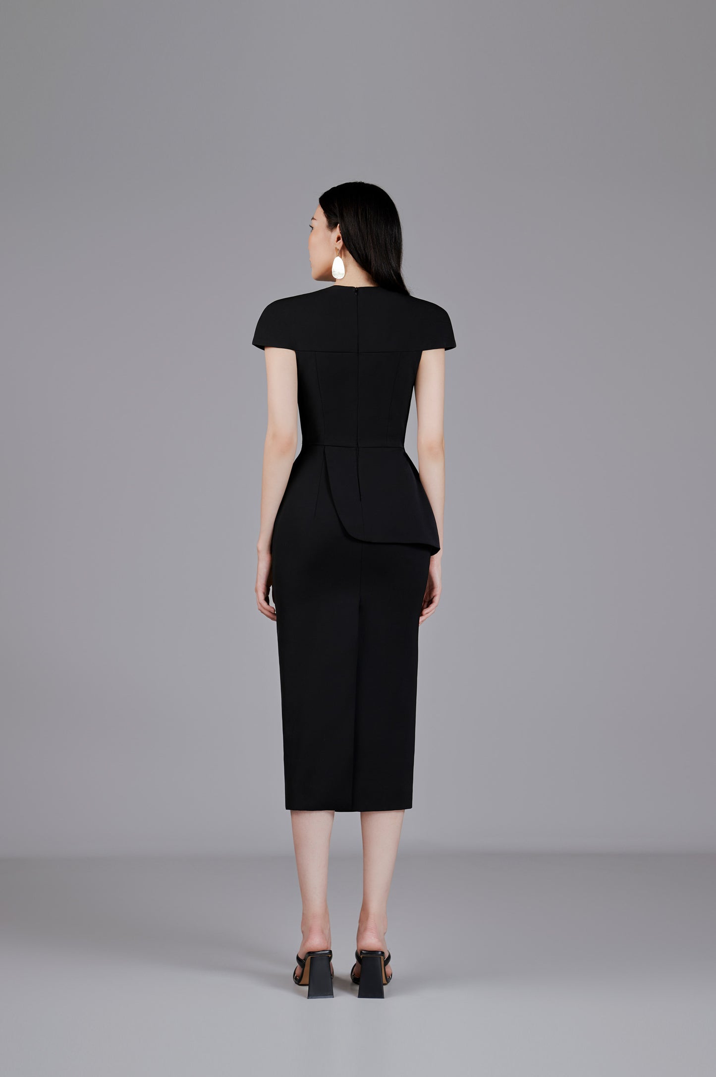 Mara Peplum Pencil Dress