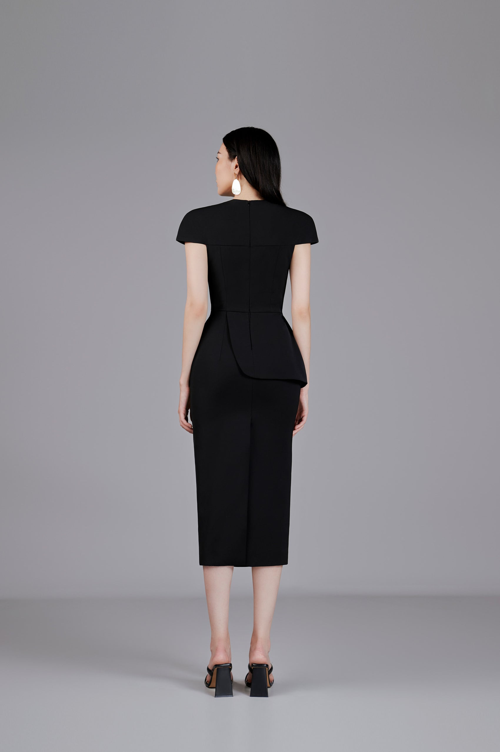 Mara Peplum Pencil Dress